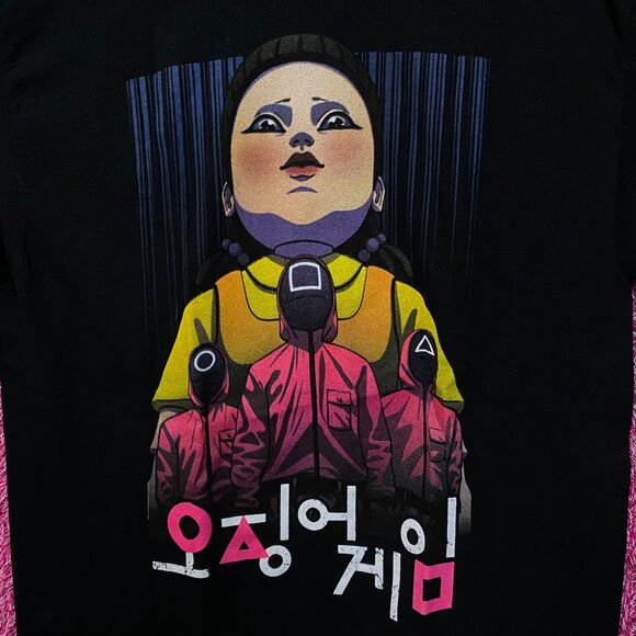 Squid Game Red Light Green Light Game Netflix Sereis Tee L - Picture 2 of 4